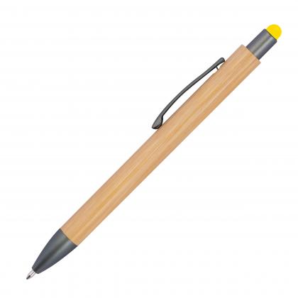 Ballpen with bamboo coating