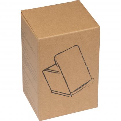 Bamboo wireless charger with pen holder