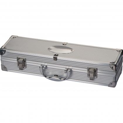 Barbecue set in case