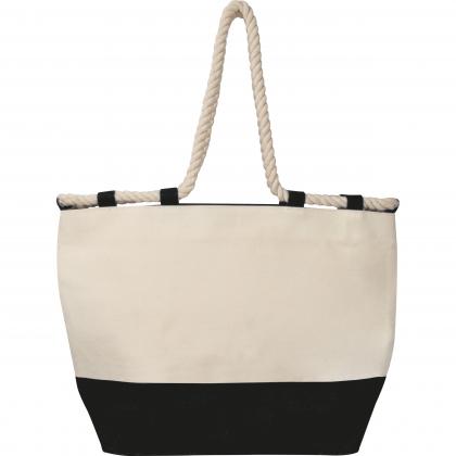 Beach bag with drawstring