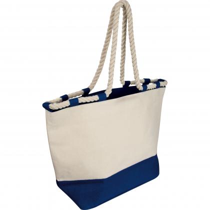 Beach bag with drawstring