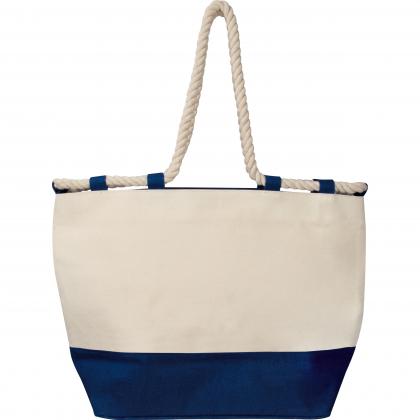Beach bag with drawstring