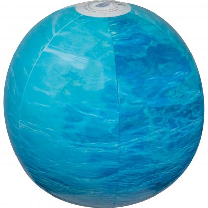 Beach ball in sea look