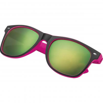 Bicoloured sunglasses with mirrored lenses