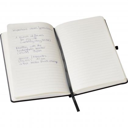 Black A5 notebook