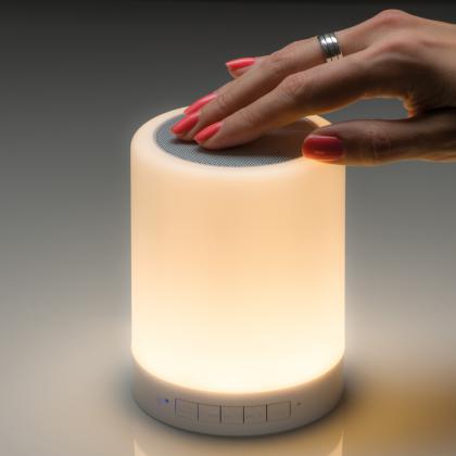 Bluetooth loudspeaker with light.