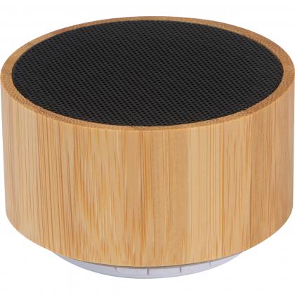 Bluetooth speaker with bamboo coating