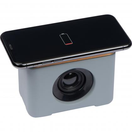 Bluetooth speaker with inductive charger