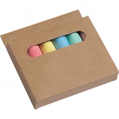 Chalks in box