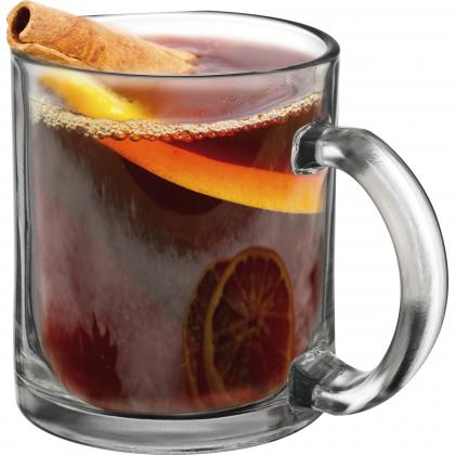 Coffee mug made of glass