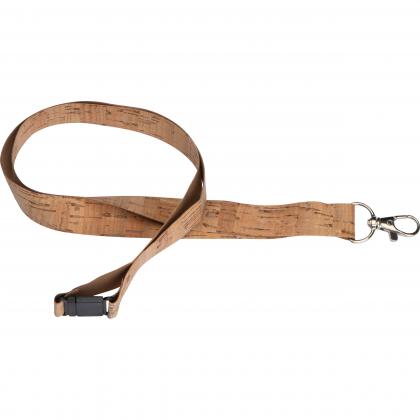 Cork lanyard