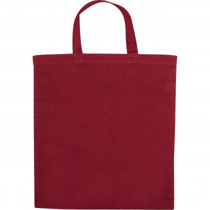 Cotton bag with short handles
