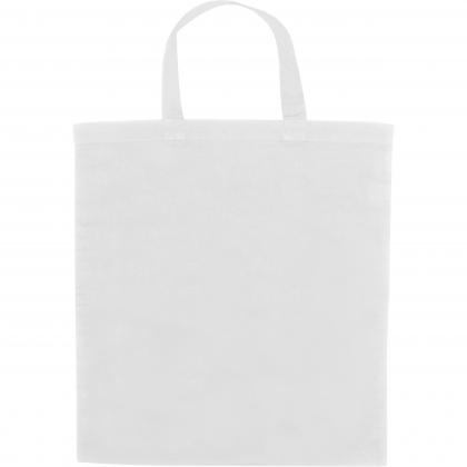 Cotton bag with short handles