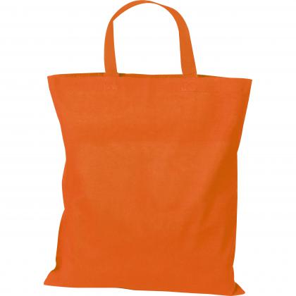 Cotton bag with short handles