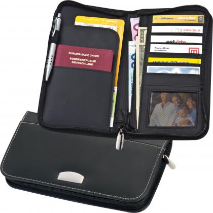 CrisMa leather travel wallet