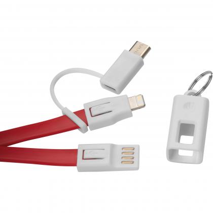 Data cable with 3 connections