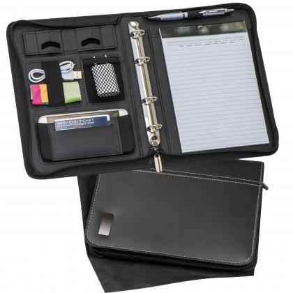 DIN A5 conference folder with ring binder