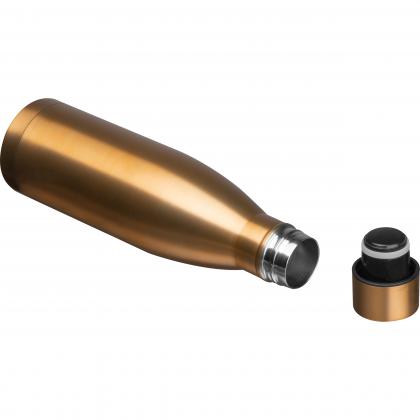 Double wall vacuum bottle
