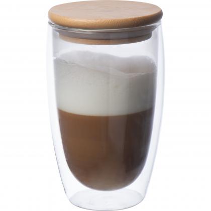 Double-walled glass with 500 ml filling capacity