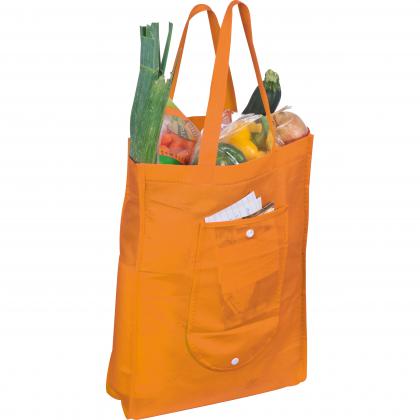 Foldable non-woven shopping bag