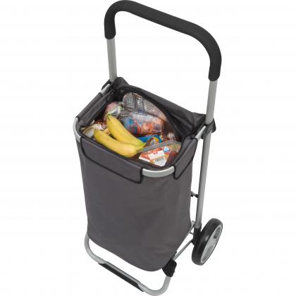 Foldable shopping trolley