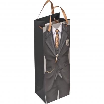 Gift bag man/woman - size for a wine bottle