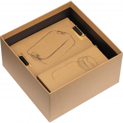 Gift set with drinking bottle and lunch box Gift set with drinking bottle and lunch box