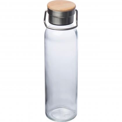 Glass bottle with neoprene sleeve. 600ml