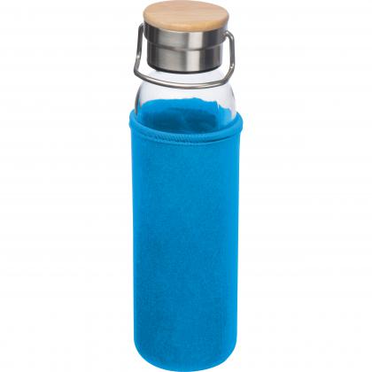 Glass bottle with neoprene sleeve. 600ml