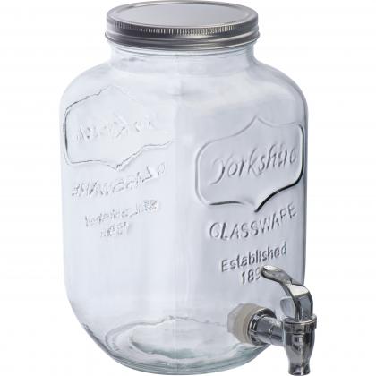 Glass dispenser with 4 jugs