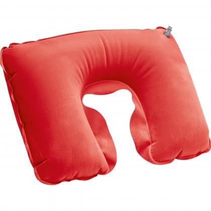 Inflatable soft travel pillow