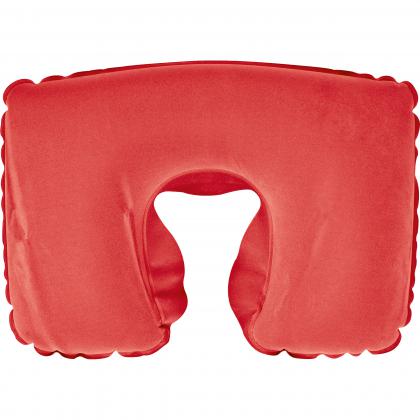 Inflatable soft travel pillow