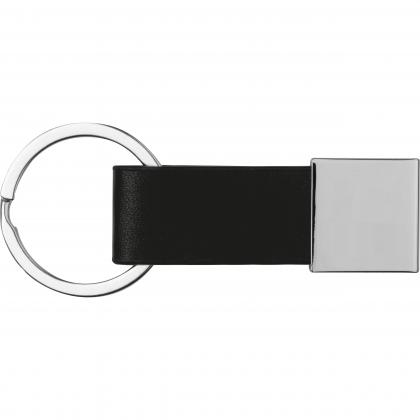 Keychain with imitation leather strap