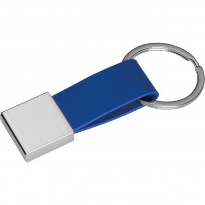 Keychain with imitation leather strap