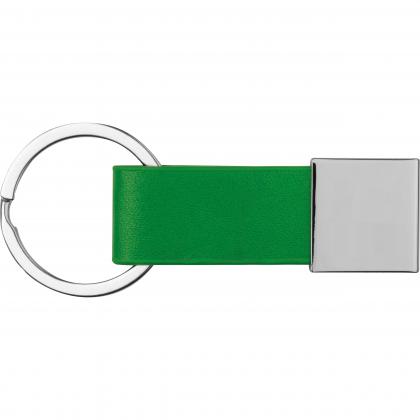 Keychain with imitation leather strap