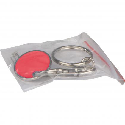 Keyring with shopping coin