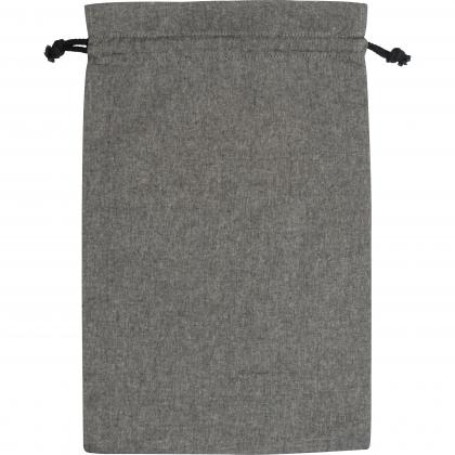 Large drawstring bag made from recycled cotton
