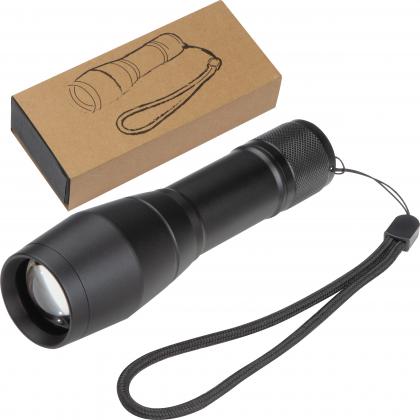LED flashlight with 3 different light functions