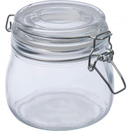 Lockable storage jar. 400 ml