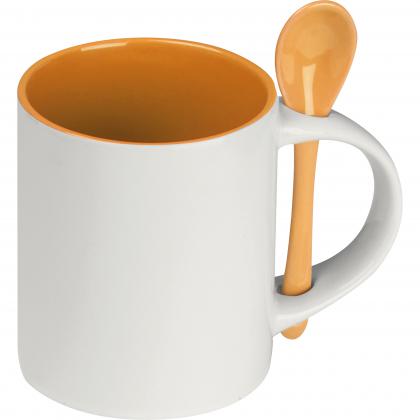 Mug with spoon