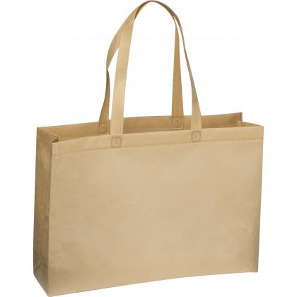 Non woven bag with bottom gusset
