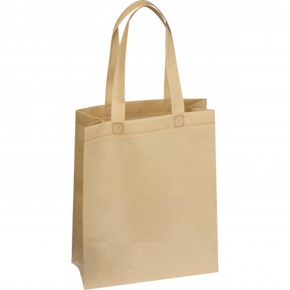 Non woven bag with bottom gusset