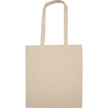 Organic cotton bag () with bottom fold