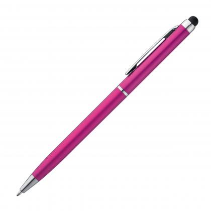 Plastic ball pen with touch function