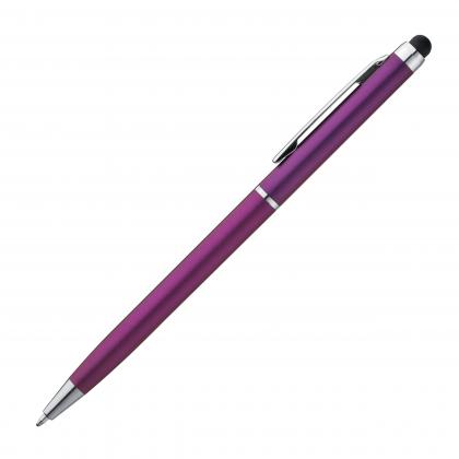 Plastic ball pen with touch function