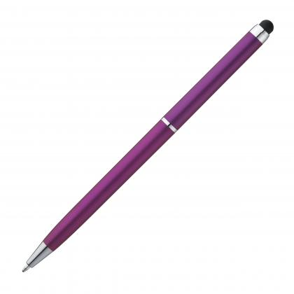 Plastic ball pen with touch function