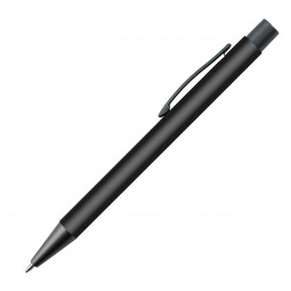 Plastic ballpoint pen with metal clip Plastic ballpoint pen with metal clip
