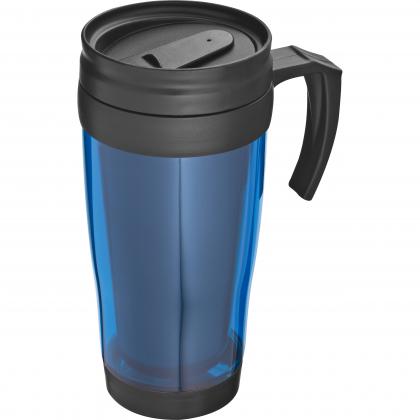 Plastic thermal travel mug – 400 ml