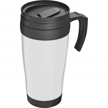 Plastic thermal travel mug – 400 ml