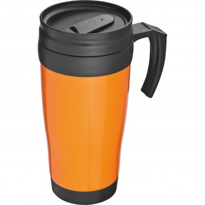 Plastic thermal travel mug – 400 ml